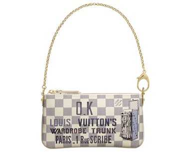 7A Replica Louis Vuitton Damier Azur Canvas Milla Clutch Trunk N63090 - Click Image to Close